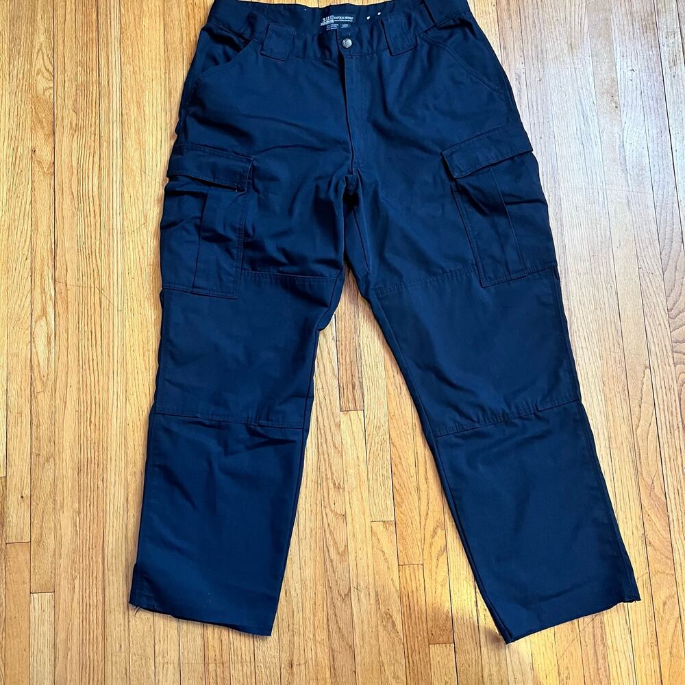 5.11 Tactical Pants Mens Large Blue Cargo Military Ripstop 74003